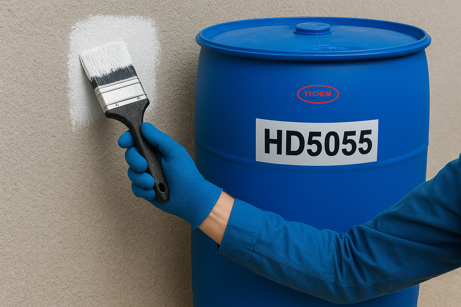 HD5055 - Nhũ Tương Polymer Cao Cấp Cho Sơn Chống Thấm Gốc Acrylic Hiệu Quả Vượt Trội