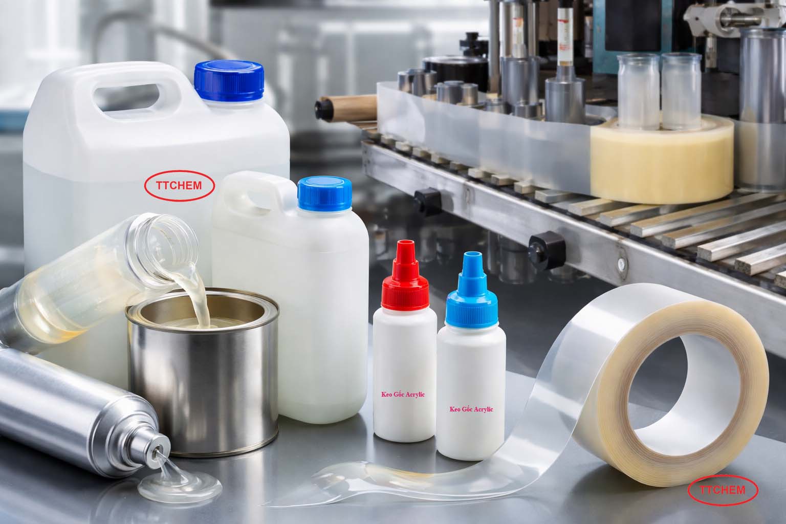 Keo Gốc Acrylic – Giải Pháp Kết Dính Hiệu Quả Cho Sản Xuất & Công Nghiệp