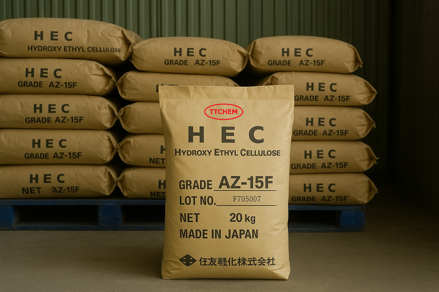 Khám Phá Chất Làm Đặc Hec Az-15f (Nhật Bản, 20 Kg/Bao) – Giải Pháp Vàng Cho Sơn & Keo Nước