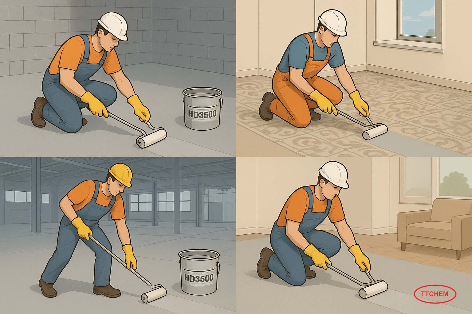 Nhựa Acrylic-Silicone HD3500: Giải Pháp Mới Cho Sơn Sàn Gốc Nước