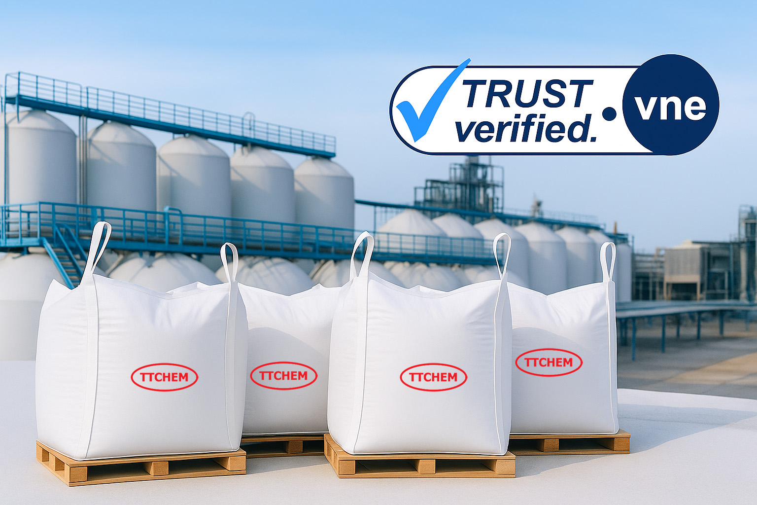 Ttchem – Nhà Cung Cấp Hóa Chất Công Nghiệp Uy Tín Được Xếp Hạng Tín Nhiệm Bởi VnEtrust